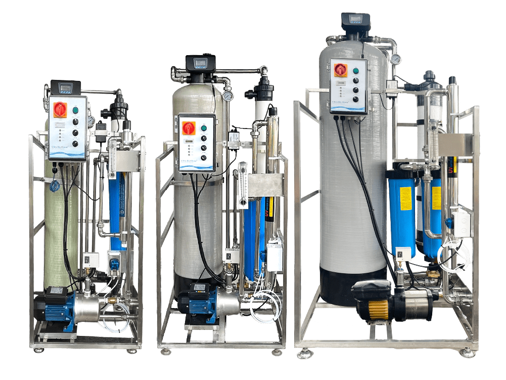 Purificazione dell’acqua, Sistemi di trattamento delle acque professionali